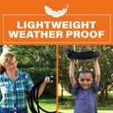 Bionic Flex PRO 50 Garden Hose, Heavy Duty & Lightweight Weatherproof Garden Water Hose with Brass Fittings & Adjustable Brass Spraying & Shooting Nozzle, 500 PSI Tear Resistant, Kink Free Hose