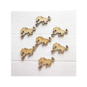 30pcs Wooden Horse
