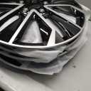 BDK 16 Inch Hubcaps Set of 4 OEM Replacement Snap-On Wheel Rim Covers - Universal Fit Car Wheel Cover for Cars, Trucks, SUV, Vans Durable ABS Black & Silver 10-Spoke Hub-Cap Car Accessories Exterior