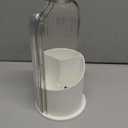 Toothbrush Holders with Sliding Lid, Rotating 3 Slots Bathroom Organizer Countertop, Tooth Brush Toothpaste Holder Bathroom Counter Stand Caddy for Vanity Makeup Brushes Holder (White)