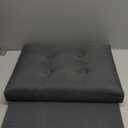 ALASDO Storage Ottoman Footrest Stool Small Ottoman with Storage Foldable Ottomans Foot Rest Footstool Bench for Living Room 17x13x13inches Grey