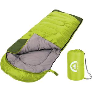 SWTMERRY Sleeping Bag 3 Seasons (Summer, Spring, Fall) Warm & Cool Weather - Lightweight,Waterproof Indoor & Outdoor Use for Kids, Teens & Adults for Hiking and Camping