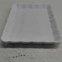 6 Pack White Serving Tray - 9 x 13 Inch, Heavy Duty White Serving Trays and Platters for Party - Premium Serving Platters