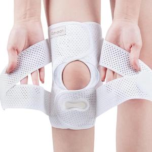 Galvaran Knee Brace with Side Stabilizers Relieve Meniscus Tear Knee Pain ACL MCL Arthritis,Joint Pain Relief, Breathable Adjustable Knee Support Suitable for Men and Women with Sports Injuries (Medium, White)