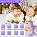 Kids Microscope - Mini Handheld Microscope for Kids, Portable Pocket Digital Toys for Girls Boys Birthday (Purple)