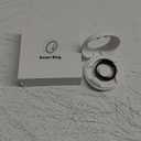 Sleep Quality Tracker Ring, Smart Health Ring for JYouPro App, Black Ceramic Rechargeable for Outdoor (Size 10)