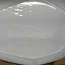 Wood Toilet Seat, Slow Close, High Gloss Finish, Premium Moulded Wood, Quick Release, White, PIKLiDS (Round)