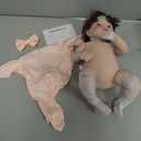 SCOM Realistic Reborn Baby Dolls - 18 Inch Lifelike Newborn Baby Dolls Adorable Girl, Real Life Baby Doll with Accessories, Soft Baby Doll Reborn Gift for 3+ Yrs Kids, Birthday, Christmas, Education