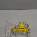 RETRUE Universal Coupler Lock Trailer Locks Ball Hitch Trailer Hitch Lock Adjustable Security Heavy-Duty Steel Fits 1-7/8 Inch, 2 Inch, 2-5/16 Inch Couplers, Bright Yellow, Light Weight