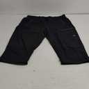 ChinFun Women's Hiking Capris Pants Outdoor Quick Dry Cargo Cropped Pants Water Resistant UPF 50+ (XX-Large, 01-capri-black)