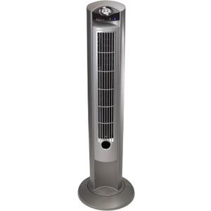 42" Wind Curve Tower Fan with Ionizer and Remote (Color : Silver)