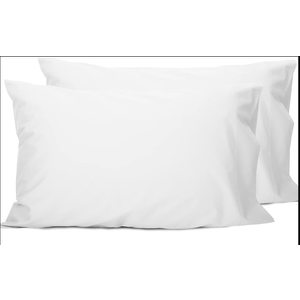 Sunflower Queen Pillowcases Set of 2, 100% Cotton Queen Pillow Cases 2, 2030 inches Bright White, Soft and Breathable