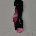 Physix Gear Compression Socks 20-30 mmHg - Men & Women - Running, Nurses, Shin Splints, Flight, Travel (S/M, Black/Pink)