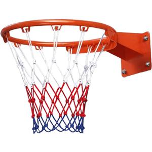 Heavy Duty Medium Size Basketball Hoop Goal Wall Mounted Basketball Rim, Ideal for Teens, Home Decoration & Office Fun, Diameter 35centimeter/13.8inch