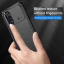 Case for Xiaomi Poco M4 Pro 4G Case, MZB0B5VIN Case, Ultra Slim Phone Cover with Shock-Absorption Carbon Fiber TPU Rubber Protective Cases for Xiaomi Poco M4 Pro 4G Black