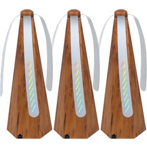 3 PCS Fly Fan for Tables Fan Fly Portable Wood Grain Table Fan,for Outdoor