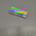 VISOONE Chunky Rectangle Sunglasses Women Men 90s Vintage Retro Accessories UV400 Protection Narrow Square Shades Harmony (Red)