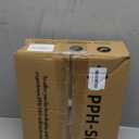 Acrylic Sign Holder 8.5 x 11, Double Sided Clear Display Stand, Gold Flyer Holder 8.5 x 11 for Home Office Shop Restaurant 4 Pcs