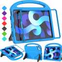 SUPLIK Kids Case for iPad Air 5th/4th Generation (10.9 inch,2022/2020), Built with Screen Protector, iPad Air 5 Kidproof Case with Handle Stand for Apple iPad Air Gen 4/5&Pro 11 Old Version, Blue