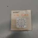 Square 60 Minute Mechanical Kitchen Timer - Visual Kitchen Cooking Timer Clock with Loud Alarm - No Batteries Required-Manual Countdown Timer for Classroom, Home, Study and Cooking (White)