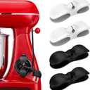 Cord Organizer for Appliances, 4PCS Upgraded Kitchen Appliance Cord Organizer Stick On, Wire Organizers, Cord Holders, Command Hooks, Cord Wrapper for Appliances, Pressure Cooker, Mixers (2*Black+2*White)