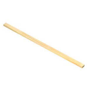 PATIKIL 1/4 x 1/2 x 12" H59 Brass Flat Bar, Solid Flat Mill Stock for Crafting Maintenance Electrical Architectural Decoration, Brass
