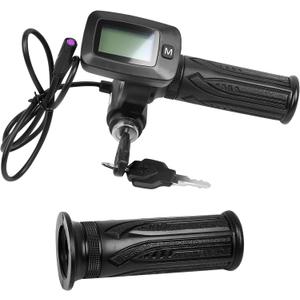 1 Set 48V Electric Bike Throttle with M Key Button and LCD Display | Replacement for Tutti Tuttio Soleil 01 Electric Bike Only