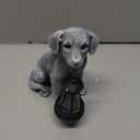 Solar Dog Garden Statue, Outdoor Decoration with Lantern for Yard, Patio, Lawn Outside, Ideal Christmas Birthday Mothers Day Gifts for Mom Women Grandma