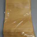 50pcs Kraft Bags with Window 7.1x10 Inches Brown Reusable Sealable Zip Lock Food Storage Stand up Paper Pouches for Home or Business