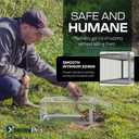Humane Squirell Trap -2 Pack, Chipmunk and Rat Cages that Work for Home | Catch and Release | Reusable and Durable | No Kill Animal Trap | for Inside Home and Outdoor Use