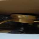 KDG 19.7" Gold Low Profile Ceiling Fans with Light, Bedroom Fan Lighting