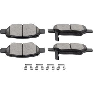 SCITOO Ceramic Pads, 4pcs Rear Brake Pads Brakes Kits fit for Chevy Cobalt,HHR,for Malibu,07-10 for Pontiac G5,05-10 for Pontiac G6,06 for Pontiac Pursuit,07-09 for Saturn Aura,04-07 for Saturn Ion