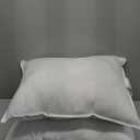Amazon Basics Down Alternative Pillow for Back Side Sleepers, Medium Density, Standard Size, 26" x 20", 2-Pack, White