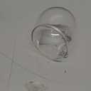 Dandat 5 Pcs Aquarium Plant Holder Pot Clear Glass Aquatic Plant Cup with Suction Cups Aquarium Fish Tank Pots for Aquaponic Cultivation Water Feature Decoration