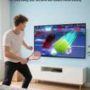 FYOUNG Tennis Racket for Nintendo Switch 2 Joy Cons, Hand Grips Compatible with Switch 2/OLED/Switch 1 Handle Grip Holder for Mario Tennis Aces Sports Game Accessories with Hand Staps-2 Packs