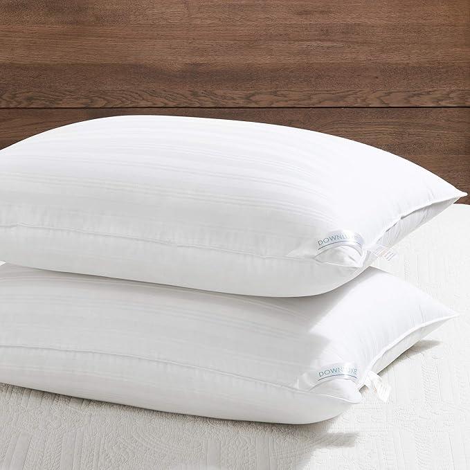 Hotel Pillows for Sleeping 2 Pack,Bed Pillows Standard Size Set of 2,Down Alternative Filling,Pillows for Back,Stomach and Side Sleepers
