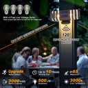 2 Pack Solar Outdoor Wall Lights with Motion Sensor 3-Mode Motion Outdoor Sconces 3000K 500LM Dusk to Dawn Solar Porch Light Fixtures Modern Up Down Exterior Wall Lamp for House Garage Front Door (Black)