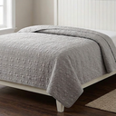King Size Weighted Blanket for Adults (20 lbs, 90x98 Grey) Blanket for Sleeping Perfect for 190-210 lbs, Breathable Blanket for Adults & Couple All Season, Machine Washable 