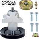 918-04197B Spindle Assembly with 756-04129B Idler Pulley Replaces MTD/Cub Cadet 918-04197B, 918-04197, 918-04197A, 618-04197, 618-04197B, 918-0427, 918-0427C, 618-0427, 618-0324