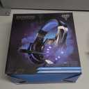 BENGOO G9000 Stereo Gaming Headset for PS4 PC Xbox One PS5 Controller, Noise Cancelling Over Ear Headphones with Mic, LED Light, 7.1 Surround Sound, Soft Memory Earmuffs for Nintendo Xbox Series X|S (Blue)