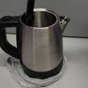 Hamilton Beach Electric Tea Kettle, Water Boiler & Heater, 1 L, Cordless, Auto-Shutoff & Boil-Dry Protection, Stainless Steel (40998)