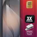 ZAGG Glass+ Samsung Galaxy S26 Ultra Screen Protector - Impact & Shatter Protection, 3x Stronger Tempered Glass, Fingerprint Scanner Compatible, Scratch Resistant, InvisibleShield, Easy Installation