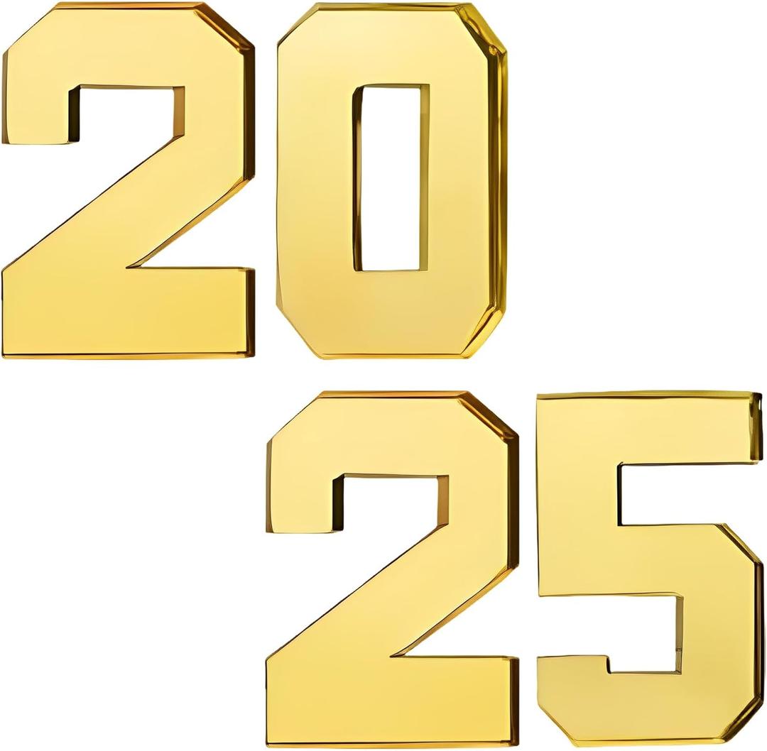 Cardboard Numbers for Charcuterie,Small Fillable Cardboard Letter Shaped Fillable Mache Chocolate Covered Strawberry Decorative Cutouts Candy Tray Food Container for Graduation Party Supplies (Gold)