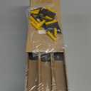 BAYKA White Floating Shelves for Wall  Rustic Wood Wall Shelves with Metal Brackets for Bathroom, Bedroom, Kitchen, or Living Room Decor Organization  Set of 3, Sturdy Storage with 22lb Capacity (15.7inches, C. White - Modern Minimalist Style)