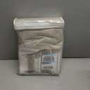 100% Blackout Curtains 84 inch Length 2 Panels Faux Linen Long Drapes for Bedroom Nursery Living Room Black Out Room Darkening Curtain Thermal Insulated Back Tab Rod Pocket(W52 x L84, Beige)