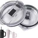 Compatible with Reduce Tumbler Lid Replacement,2Pack eak-Proof Lids Replacement Compatible with Reduce 40/50oz Tumbler,Splash Proof,Wear-Resistant.