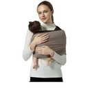Baby Carrier, Baby Carrier Wrap Baby Wearing Wrap Newborn Wrap Carrier, Baby Sling, Baby Carrier Sling for Newborn and Infant, Khaki+Violet