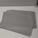 KVK Kids Silicone Placemat, KVK Baby Placemats for Kids Toddler Children Reusable Non-Slip Table Mats Baby Food Mats for Restaurant, 4 Pack, Gray (1612in)