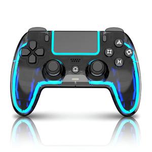 VioraTech Wireless Controller for PS5 with Hall Effect Joysticks, RGB Lighting, Turbo & Macro Functions, Linear Triggers, 6-Axis Sensor, Dual Vibration, Touchpad, Speaker & 3.5mm Audio Jack  Compatible with PS5/Pro/Slim/Mac/Steam Deck/PC