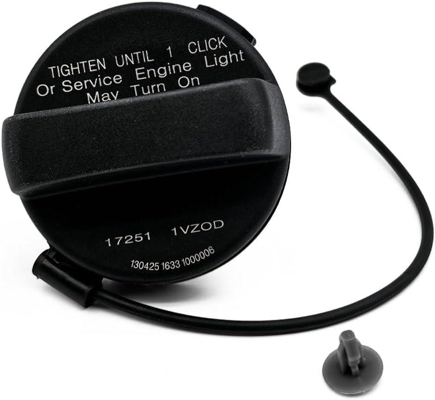 17251-4BA0B Gas Cap Compatible with Nissan Z GT-R Qashqai Rogue 2009-2025 Infiniti M56 M37 EX37 M56 FX35 QX70 QX50 Q60 Q50 2011-2020, Fuel Tank Filler Cap Replace 172514BA0B